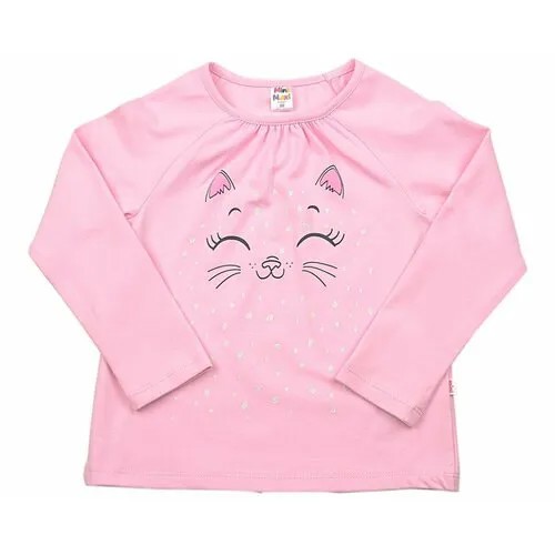 Лонгслив Mini Maxi, хлопок, размер 104, розовый