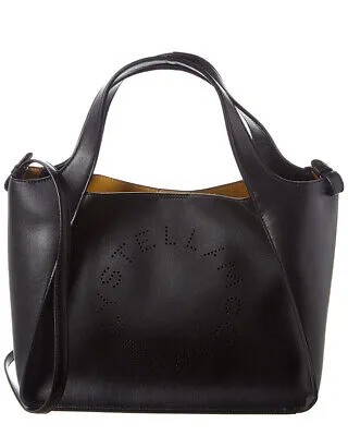 Stella Mccartney Черная женская сумка-тоут с логотипом Stella