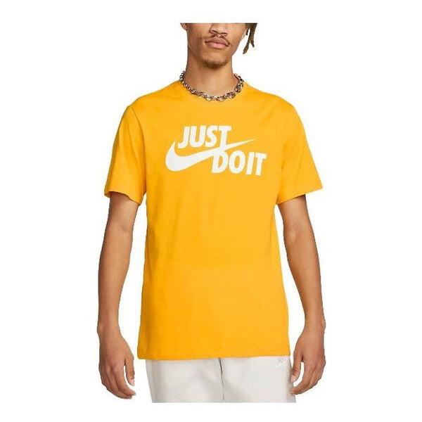 Футболка Nike JUST DO IT Logo T-Shirt 'Yellow', желтый