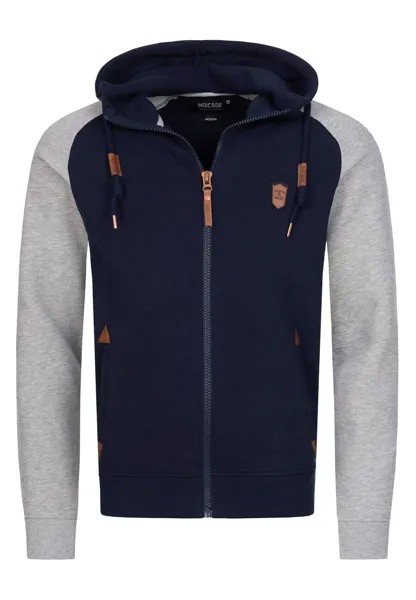 Худи на молнии Indicode Jeans ARBUTUS, темно-синий