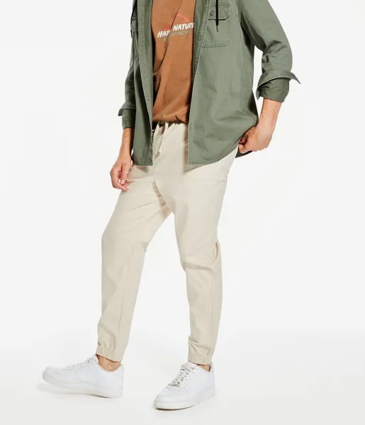 Мужские джоггеры Aeropostale из эластичного твила, цвет Ltgrey 62