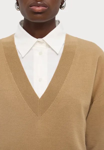 Джемпер BUTTON SLEEVES SWEATER MICHAEL Michael Kors, коричневый