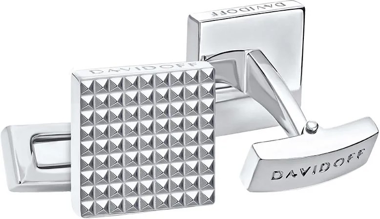 Запонки мужские Davidoff 22886_doff серебристые