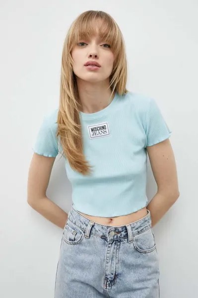 Топ Moschino Jeans, синий