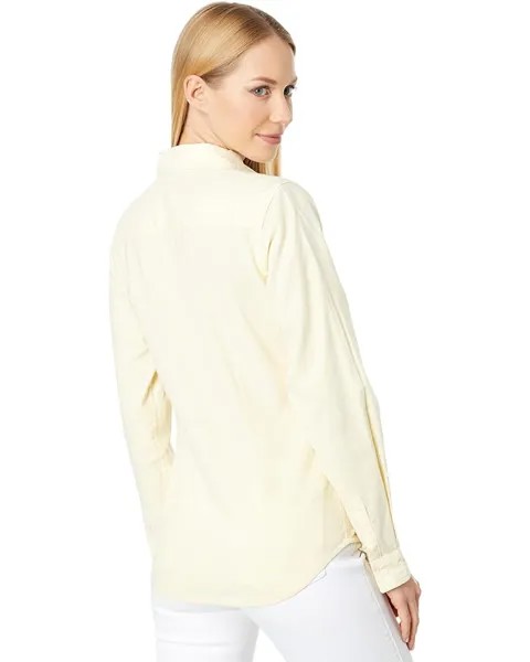 Рубашка U.S. POLO ASSN. Long Sleeve Oxford Tonal Pony Shirt, цвет Sunshine