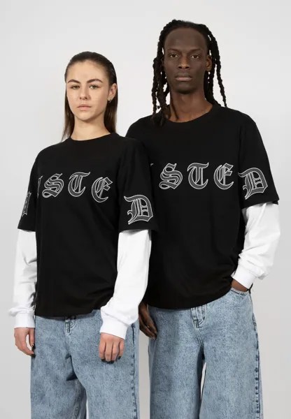 Топ с длинными рукавами T-AGE CHAD UNISEX Wasted Paris, цвет black/white