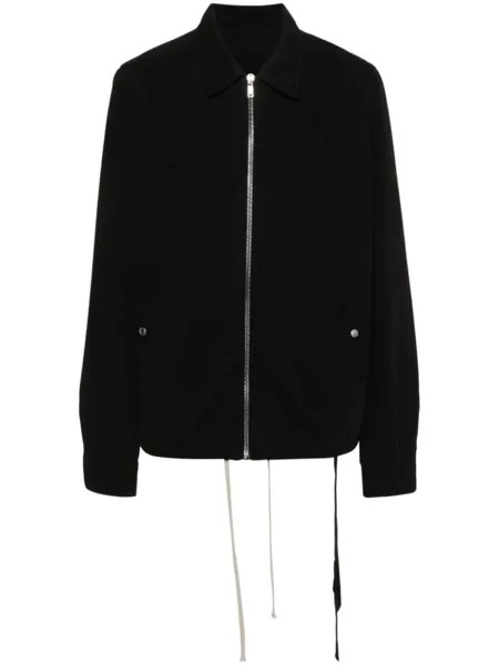 Rick Owens DRKSHDW твиловая куртка Zipfront, черный