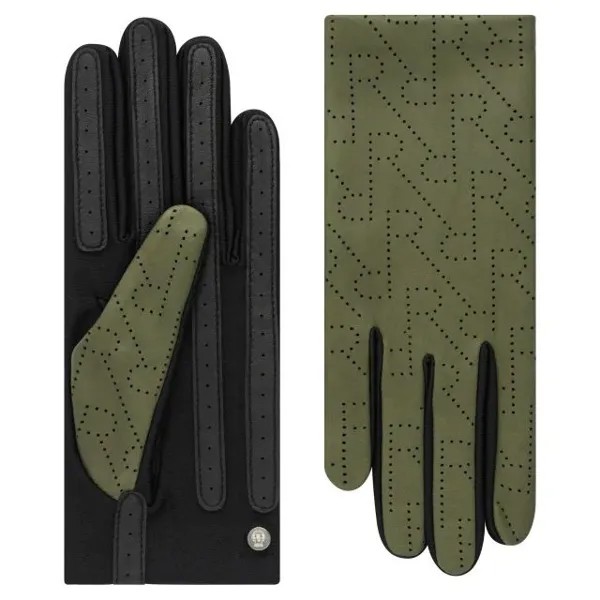 Перчатки женские ROECKL 13013-216/870 зеленые, р.7