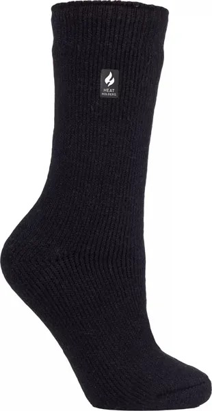 Женские однотонные носки для экипажа Heat Holders Camellia, черный