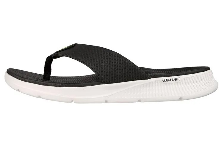 Шлепанцы Go Consistent Sandal мужские черные/белые Skechers