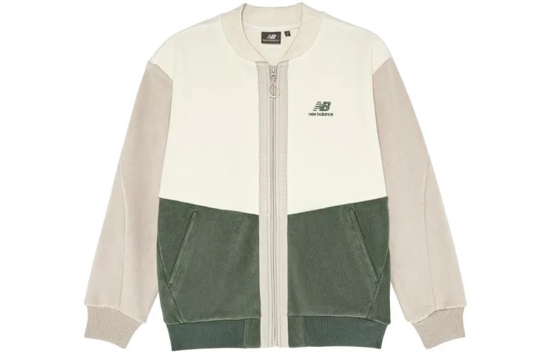 Бейсбольная куртка унисекс New Balance, Зеленый
