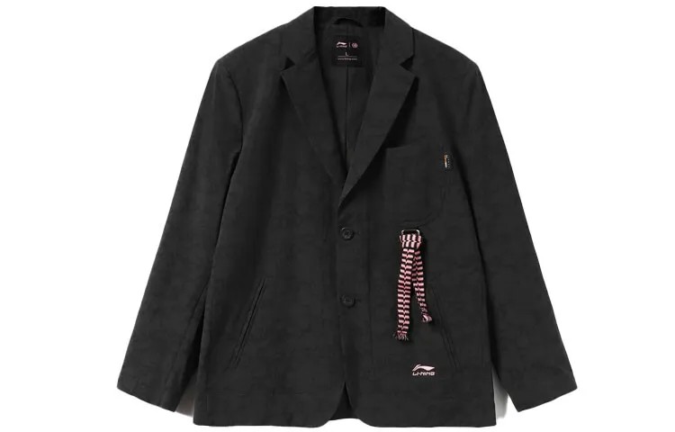 Скейтборд деловой костюм мужской черный Lining, черный