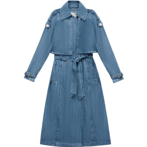 Женский тренч Michael Kors Michael Kors, цвет Denim