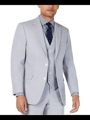 TOMMY HILFIGER Мужской костюм Colby Grey Stretch Stretch с подкладкой, раздельный блейзер 40L