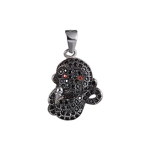 Подвеска с фианитами из серебра 064-P-P025-003-WG JV