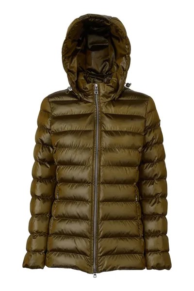 Зимняя стеганая куртка Zosma с карманами на молнии Geox, зеленый