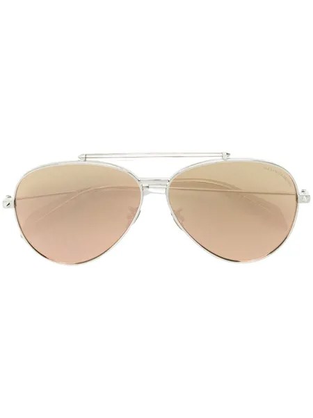 Alexander McQueen Eyewear солнцезащитные очки-авиаторы