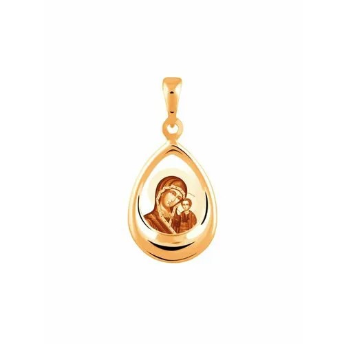Иконка GOLD CENTER, красное золото, 585 проба