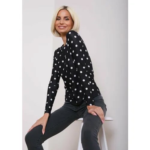 Лонгслив A-A Awesome Apparel by Ksenia Avakyan, размер 42, , черный/бежевый