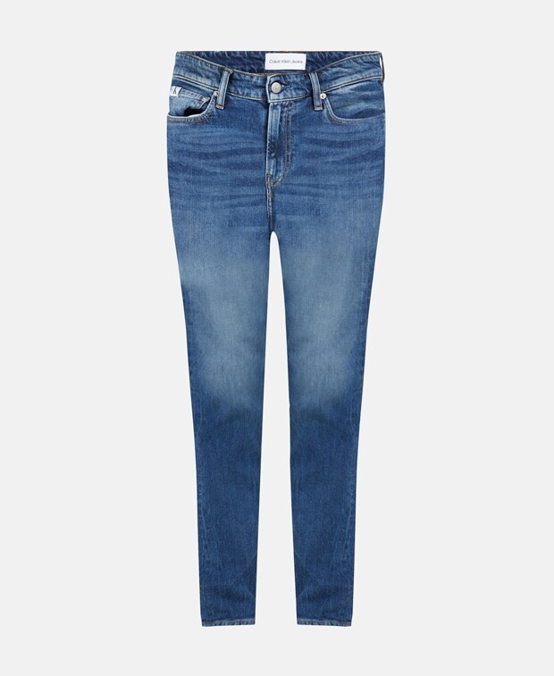 Прямые джинсы Calvin Klein Jeans, синий