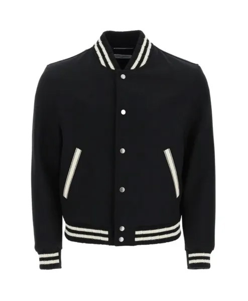 Тедди куртка Saint Laurent, черный