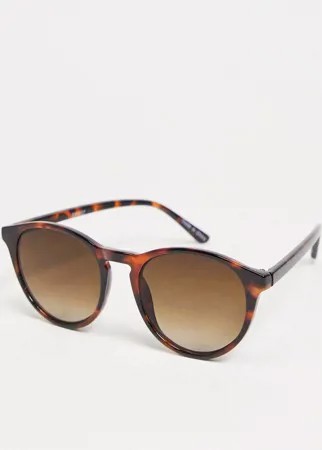 Солнцезащитные очки «кошачий глаз» в черепаховой оправе Accessorize Polly-Коричневый цвет