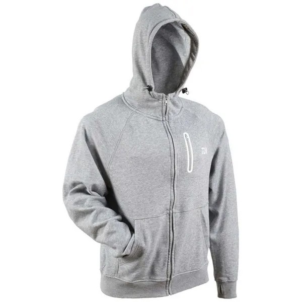 Толстовка Daiwa Logo Full Zip, серый