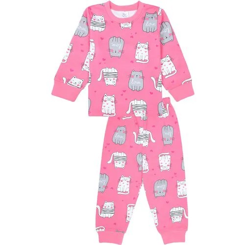 Пижама  BONITO KIDS, размер 104, розовый