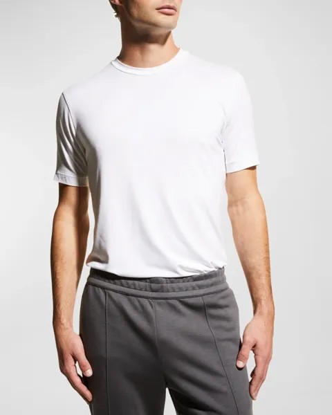Базовая футболка с круглым вырезом Emporio Armani, цвет White