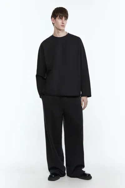 Лонгслив oversize с состаренным эффектом
