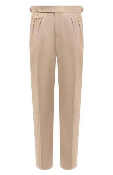 Брюки из хлопка и шерсти Brunello Cucinelli