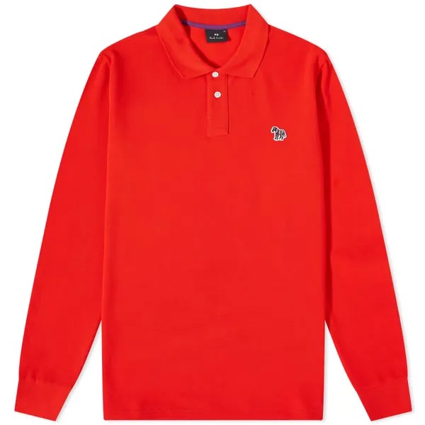 Футболка Paul Smith Long Sleeve Zebra Polo Shirt