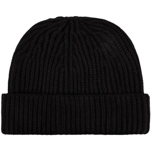 Шапка бини Street caps, вязаная, размер 54-60, оранжевый