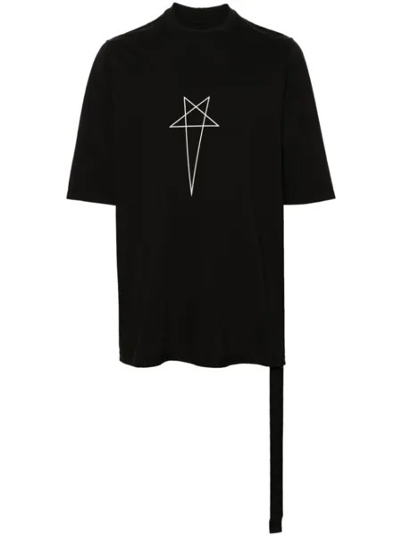 Rick Owens DRKSHDW футболка Jumbo из органического хлопка, черный