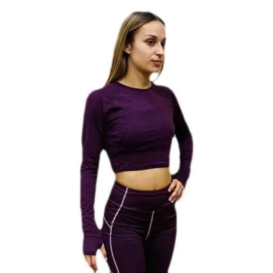 Футболка с длинным рукавом Umbro Pro Training Cropped, фиолетовый