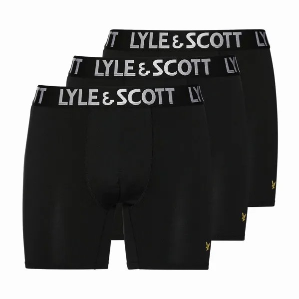 Боксеры Lyle & Scott Elton 3 шт, черный