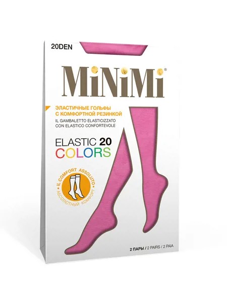 Гольфы Mini ELASTIC 20 COLORS (2 пары) Rosa