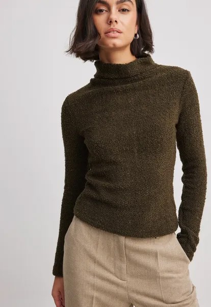 Вязаный свитер MIT TRICHTERHALSAUSSCHNITT NA-KD, цвет khaki