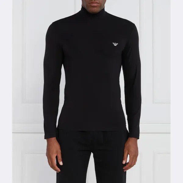 Водолазка стандартного кроя Emporio Armani, черный