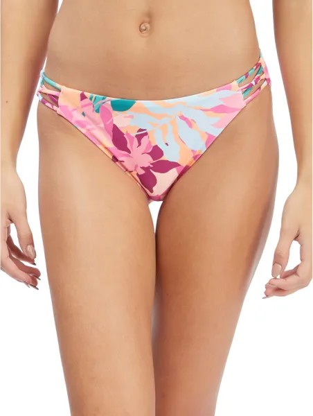 Плавки Roxy Active Full Bottoms, цвет Cantaloupe Tropical Palm