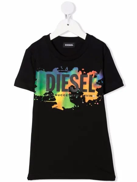 Diesel Kids футболка с логотипом