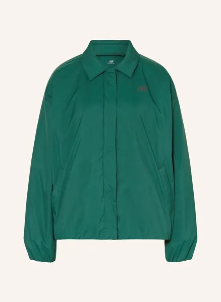 Куртка оверсайз New Balance, зеленый