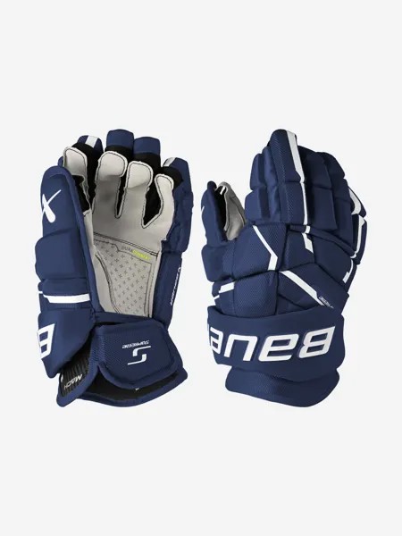 Перчатки хоккейные Bauer Supreme Mach SR, Синий