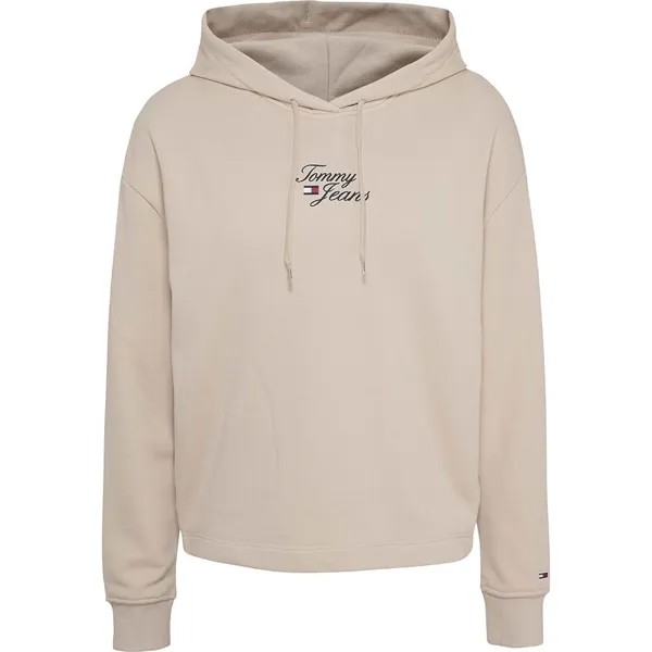 Худи Tommy Jeans Bxy Essential Logo 1, бежевый