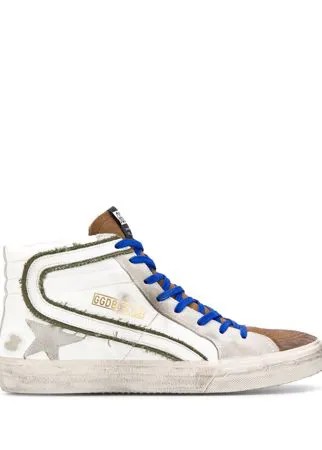 Golden Goose высокие кеды Slide