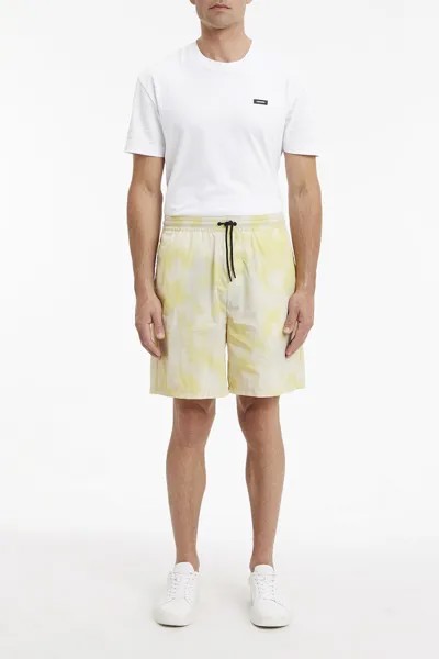 Короткие брюки с батиком Calvin Klein, желтый