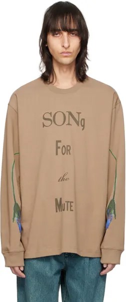 Бежевый свитшот SFTM Song For The Mute