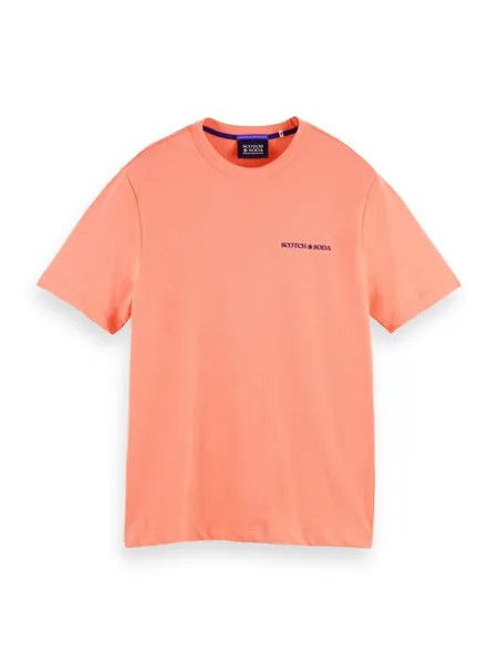 Футболка унисекс Scotch & Soda 167331/4858 оранжевая XS