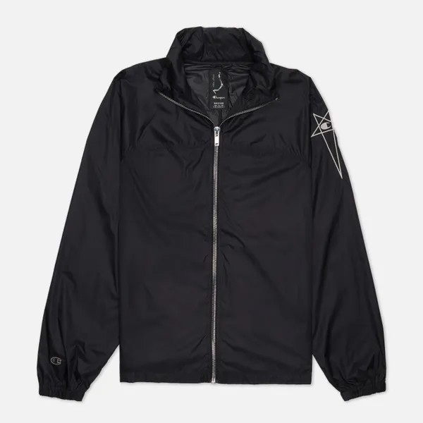 Мужская куртка ветровка Rick Owens x Champion Mountain Windbreaker Nylon чёрный, Размер S