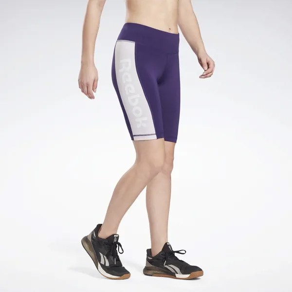 Спортивные шорты женские Reebok Te Linear Logo Short фиолетовый M